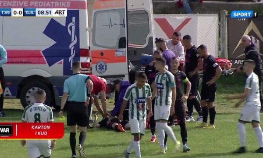 Përparim Islami lëndohet rëndë, largohet nga loja me autoambulancë