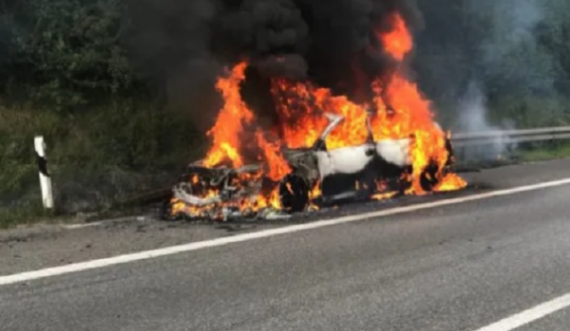 Policit serb në veri ia djegin veturën, një javë më parë ishte sulmuar edhe fizikisht