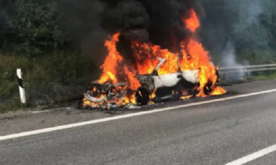 Policit serb në veri ia djegin veturën, një javë më parë ishte sulmuar edhe fizikisht