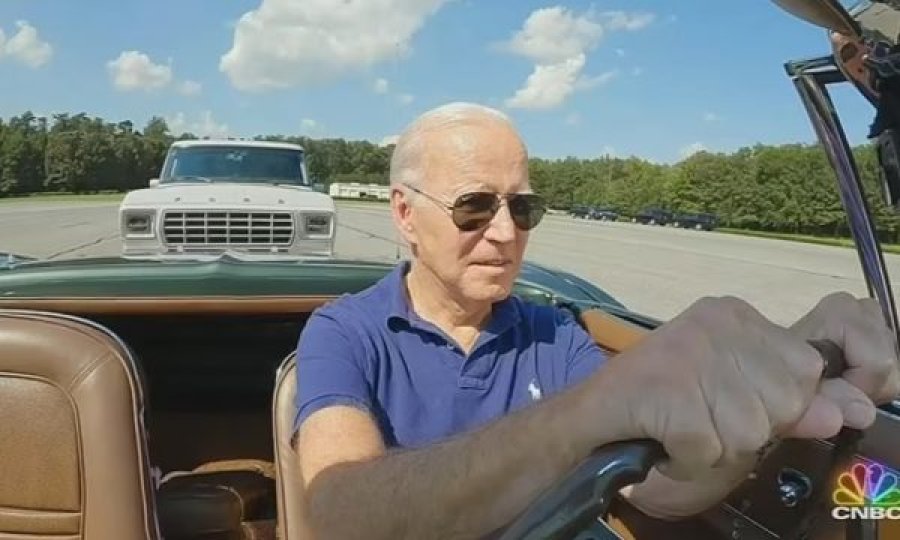 Joe Biden vozitje gati 200 km/h