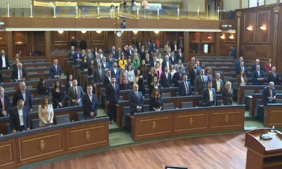 Deputeti ukrainas në Kuvend, ligjvënësit kosovarë mbajnë një minutë heshtje për të vrarët në Ukrainë