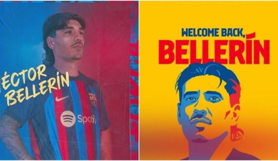 Barcelona prezanton Bellerinin, mbrojtësi iu bashkua si futbollist i lirë pasi prishi kontratën me Arsenalin