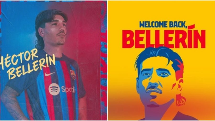 Barcelona prezanton Bellerinin, mbrojtësi iu bashkua si futbollist i lirë pasi prishi kontratën me Arsenalin