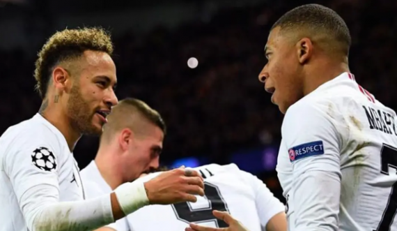 Mbappe reagon për Neymar