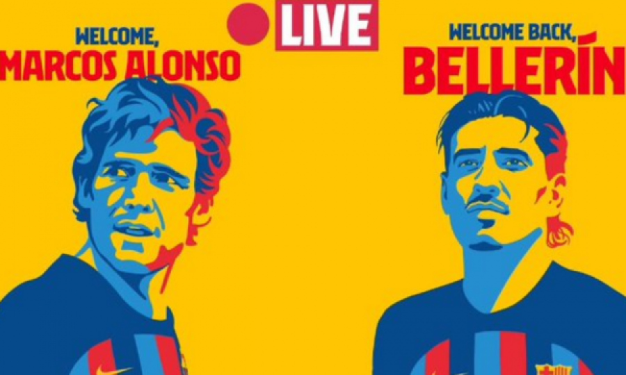 Prezantohen Alonso dhe Bellerin, spanjollët shprehen të lumtur që kanë nënshkruar me Barcelonën