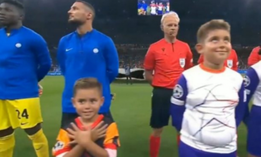 Shqiponja e “vogël” çmend serbët gjatë himnit të Champions, ndodhi në San Siro
