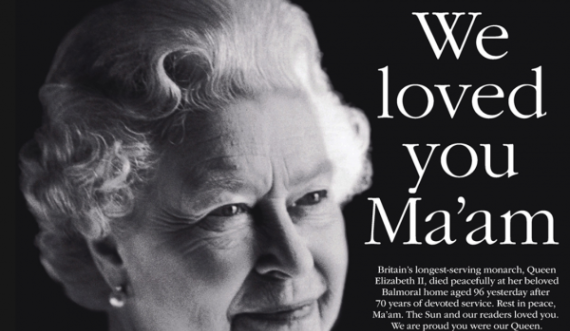 Si e pasqyroi vdekjen e Mbretëreshës shtypi britanik, Reuters sjell pamjet brenda shtypshkronjave