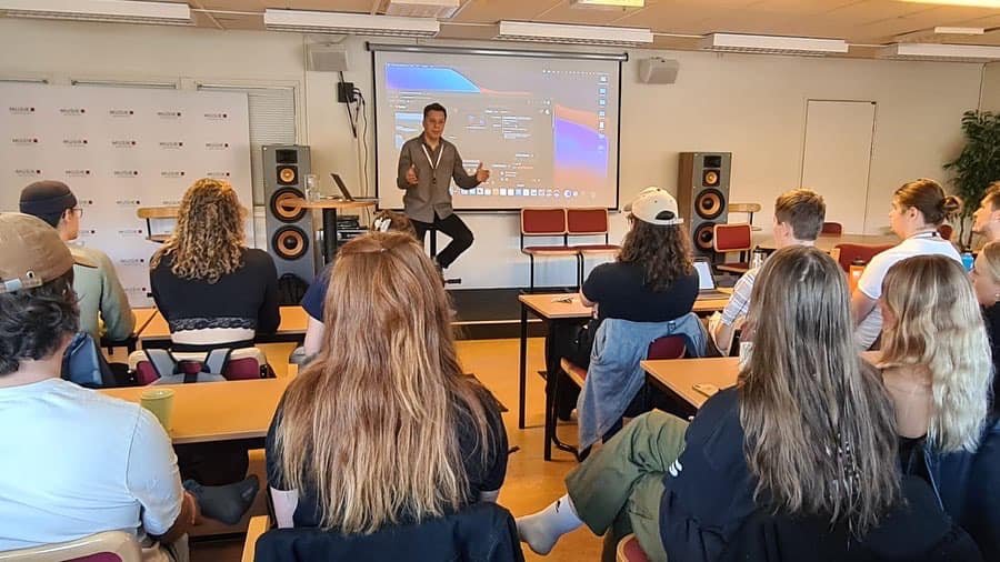 Florent Boshnjaku mban 'Master Class' në shkollën e njohur në Suedi 