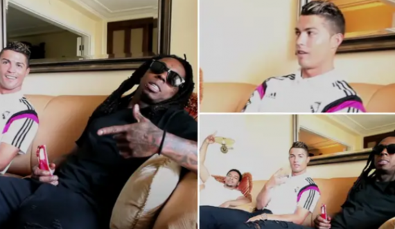 Intervista e Ronaldos me Lil Wayne është më e çuditshmja ndonjëherë, portugezin nuk e zinte vendi-vend