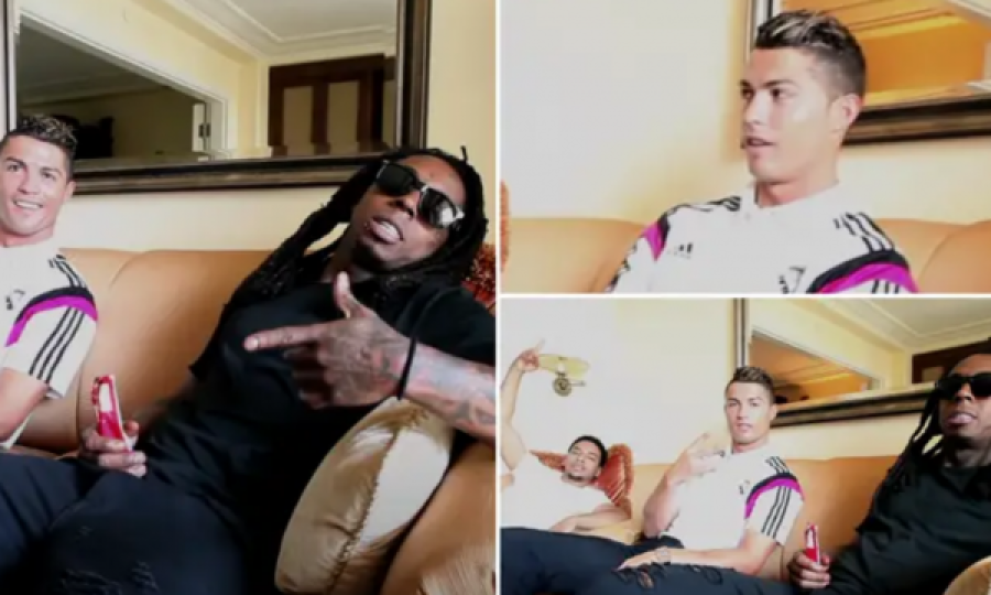 Intervista e Ronaldos me Lil Wayne është më e çuditshmja ndonjëherë, portugezin nuk e zinte vendi-vend