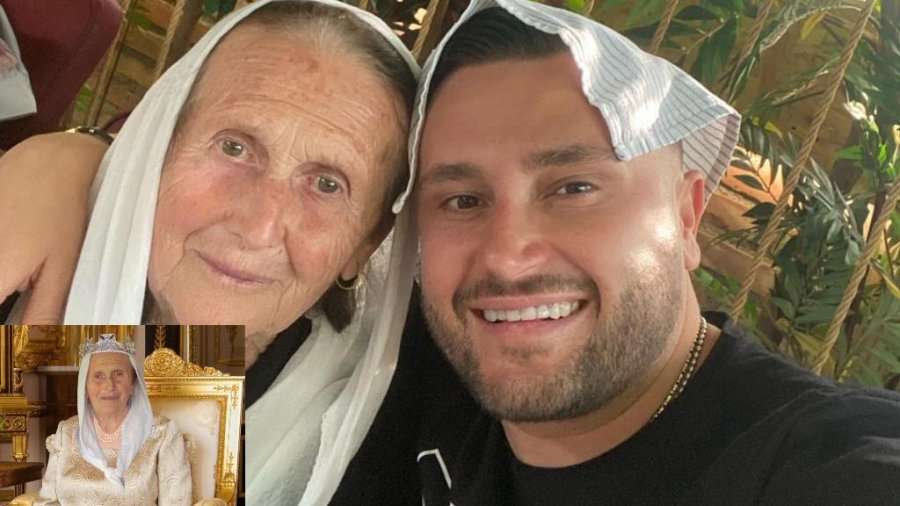 “E kemi ende Mbretëreshën”, Bes Kallaku poston foton epike me gjyshen e tij