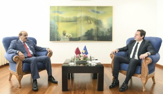 Kryeministri Kurti takohet me Ambasadorin e Shtetit të Katarit, Ali bin Hamad Al Marri