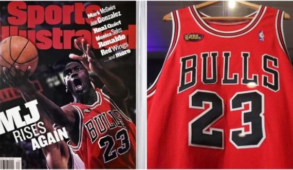 Arrihet rekordi i ri botëror, fanella e fundit e Michael Jordan shitet për miliona euro