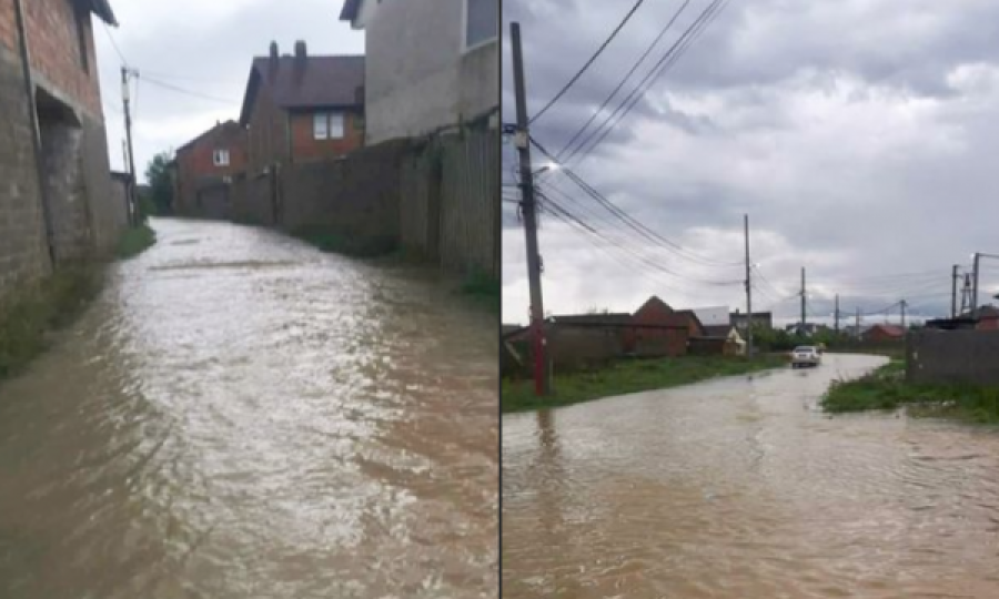 Rogova e Hasit nën ujë pas shiut të rrëmbyeshëm
