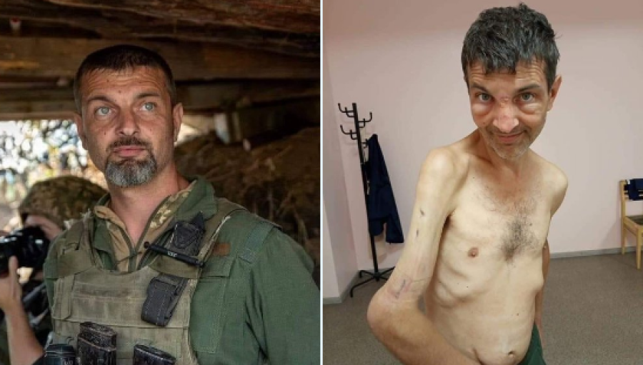 Ukraina publikon imazhet tronditëse të ushtarit që u kap rob nga Rusia