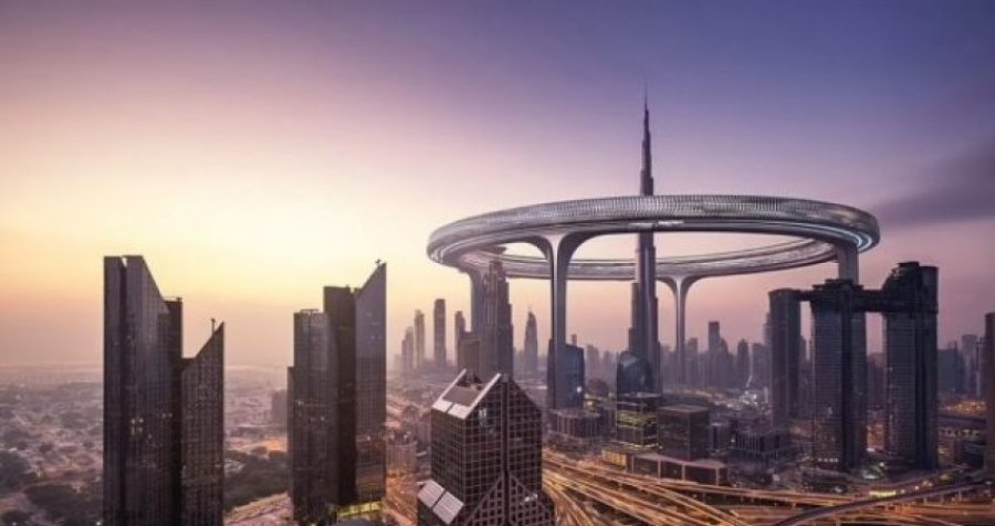 Projekti spektakolar një 'unazë' për Burj Khalifa