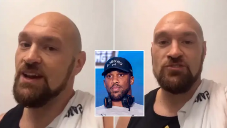 Tyson Fury u tall me të gjithë për duelin me Anthony Joshuan