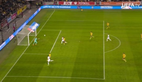 Sulmuesi slloven shënon gol spektakolar “alla Van Basten”
