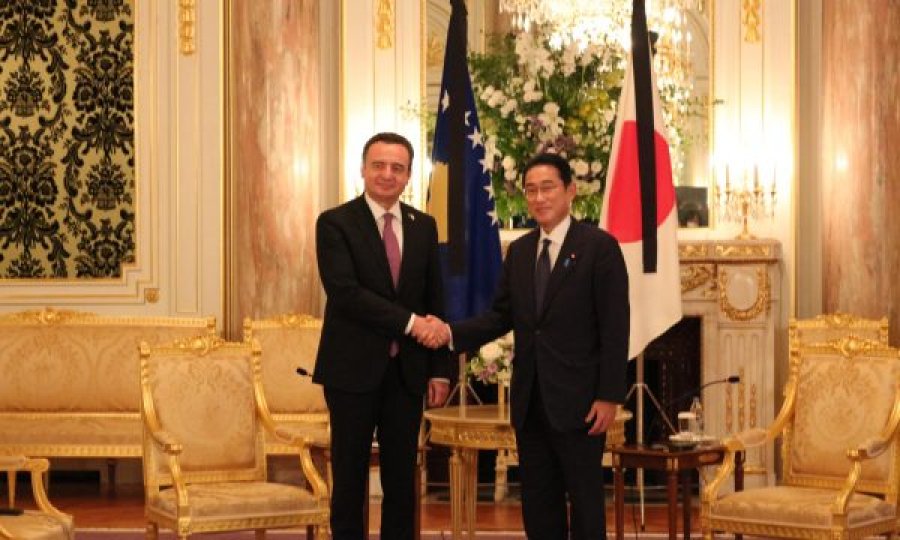 Kurti pritet nga kryeministri japonez