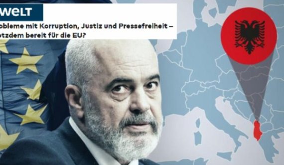 Gazeta gjermane: Shqipëria, probleme me korrupsionin, drejtësinë e lirinë e shtypit