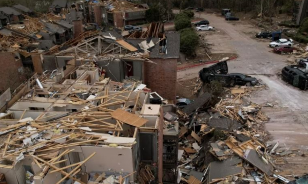 Shkatërrime nga stuhitë në Shtetet e Bashkuara