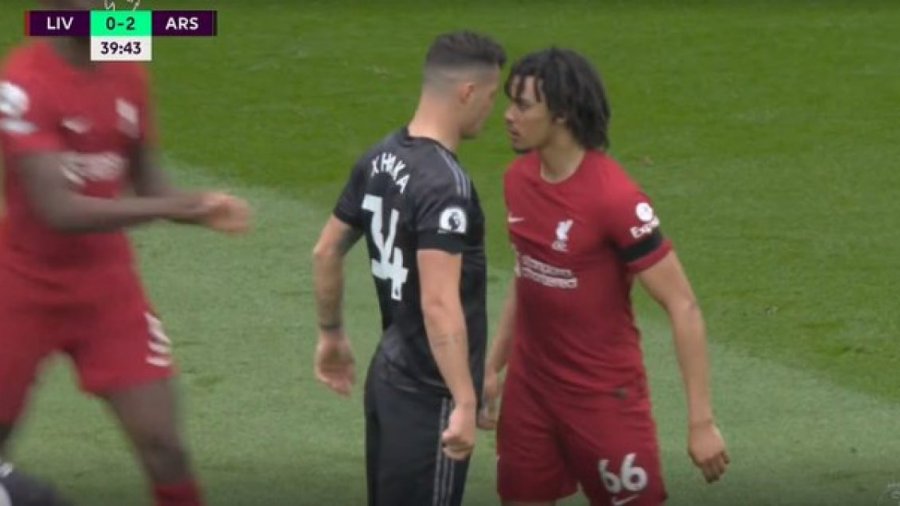 Ja si ndodhi përplasja brutale mes Granit Xhakës dhe Trent Alexander-Arnold