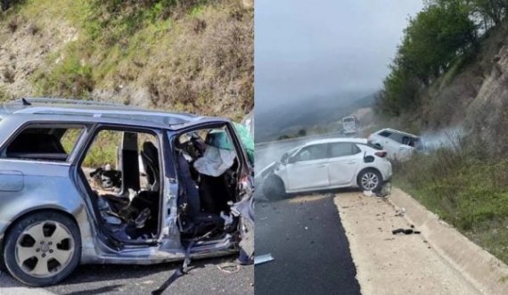 Aksident i rëndë: “Audi” përplaset me një veturë, vdesin 6 persona