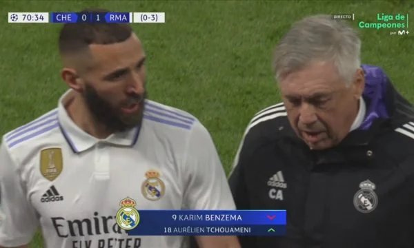 Benzema s’e priti mirë zëvendësimin dhe u revoltua me Ancelottin