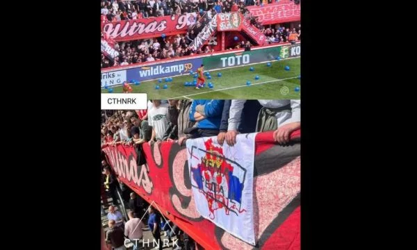 Brohoritjet “Kosova është Serbi”, skandal në kampionatin holandez nga  gjesti i shëmtuar i tifozëve të Twentes