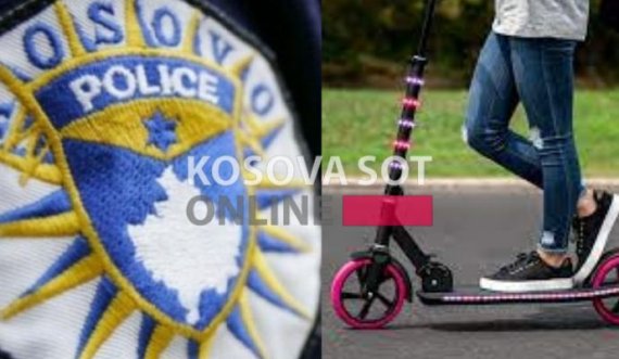 Polici i Kosovës suspendohet nga puna pas aksidentit mes veturës së policisë dhe vajzës me trotinet