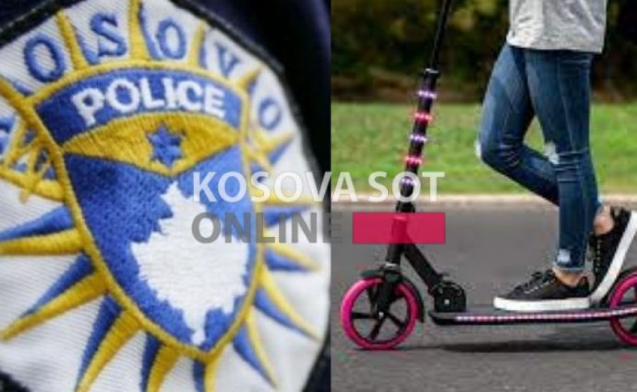Polici i Kosovës suspendohet nga puna pas aksidentit mes veturës së policisë dhe vajzës me trotinet
