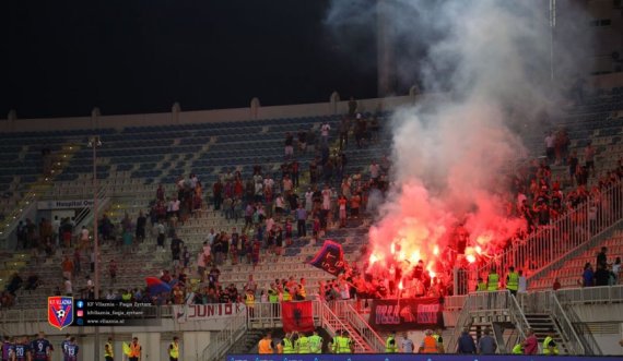 Hodhën lëndë piroteknike në fushë, UEFA dënon Partizanin