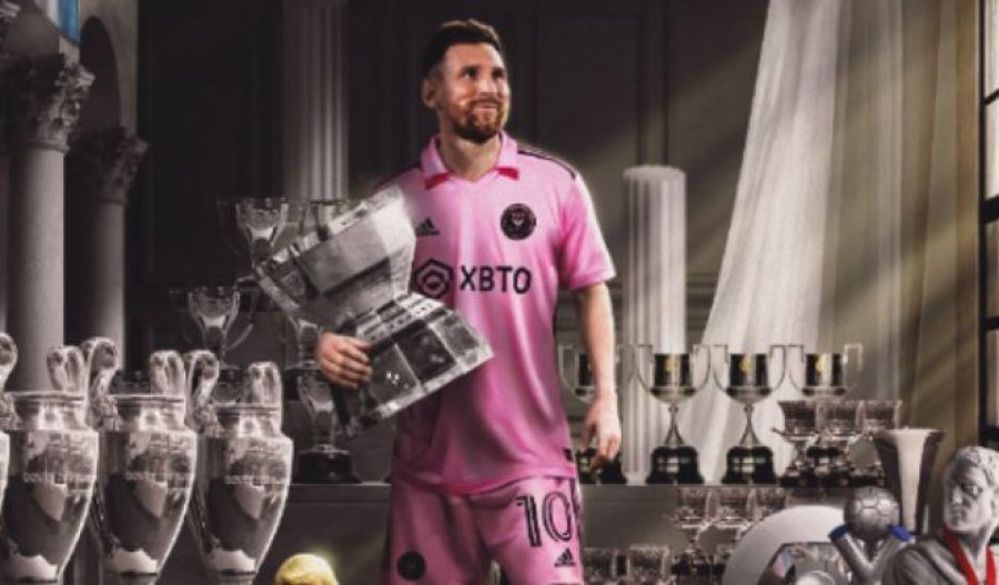 Messi i gëzohet trofeut të parë me Inter Miamin