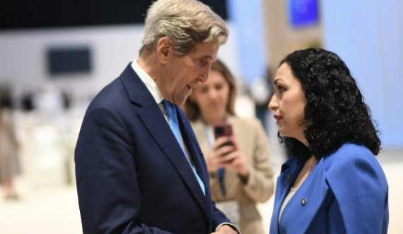Osmani e informon ish-Sekretarin amerikan Kerry për zhvillimet më të fundit të sigurisë në Kosovë