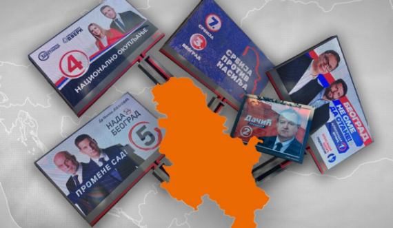 Listat zgjedhore nga Serbia në luftë për të mbledhur vota në Kosovë