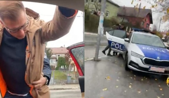 Shoqërohet në polici Aleksandar Arsenijeviq – i shqiptohen dy tiketa dhe i konfiskohen targat