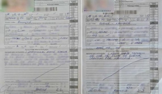 Tejkaluan në vijë të plotë, gjobiten dy kundërvajtës