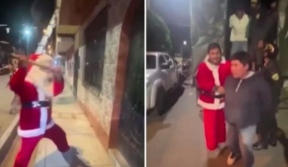Oficeri i policisë i veshur si Santa Claus arreston një bandë trafikantësh 