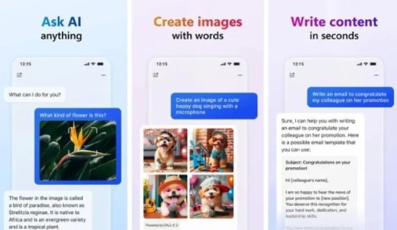 Microsoft lanson aplikacionin e Copilot për përdoruesit e Android, mund të bisedoni me të dhe të gjeneroni imazhe