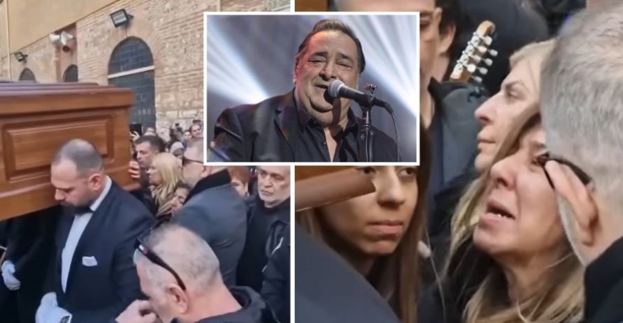 Mijëra qytetarë i japin lamtumirën e fundit këngëtarit të njohur Vassilis Karras