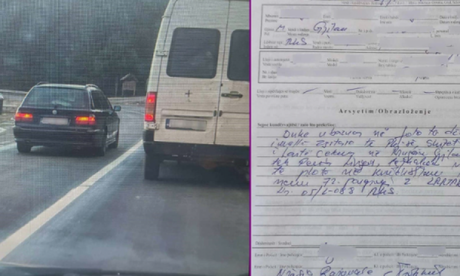 Gjilan: Tejkaloi në vijë të plotë, shoferit i merren patentë shoferi për tre muaj dhe gjobitet me 150 euro