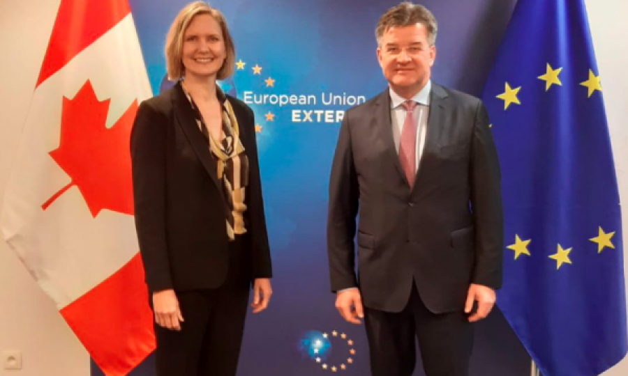 Lajçak takon McCardell, bisedojnë për dialogun Kosovë-Serbi