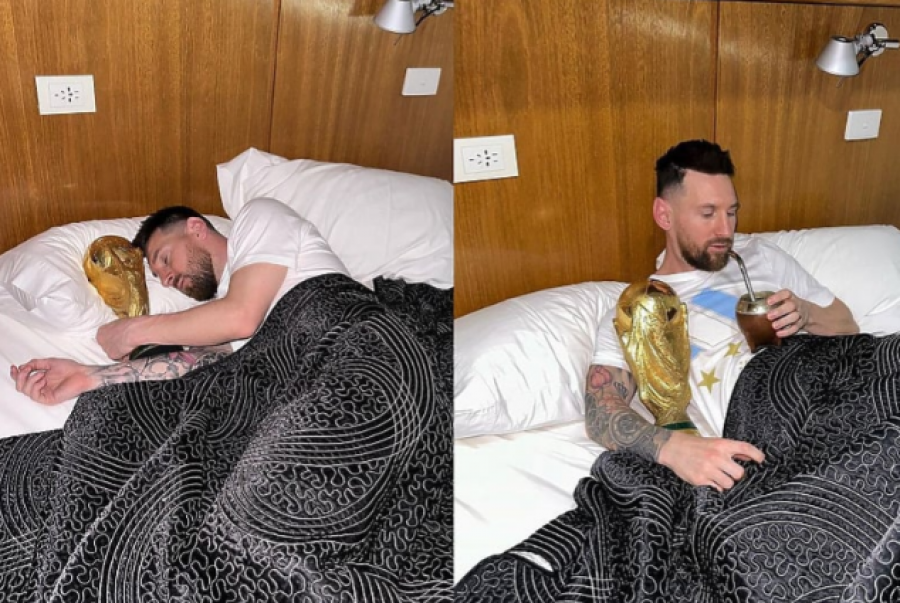Messi zbuloi se kush e fotografoi në shtrat