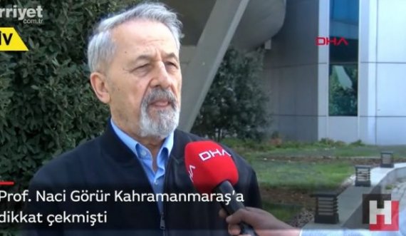 Profesori turk kishte paralajmëruar për tërmetin e sotëm vitin e kaluar