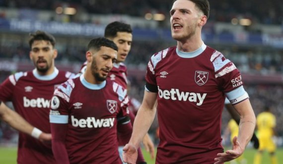 West Ham kërkon  mbi 90 milionë euro për ta  lejojuar  largimin e Declan Rice 