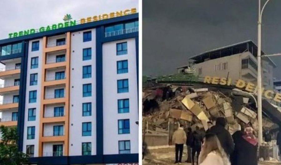Si u shkatërrua nga të'rmeti ndërtesa e re në Turqi