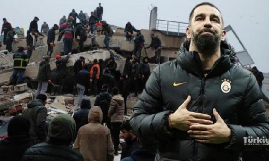 Arda Turan bën thirrje për ndihmë pas tërmetit që e goditi Turqinë