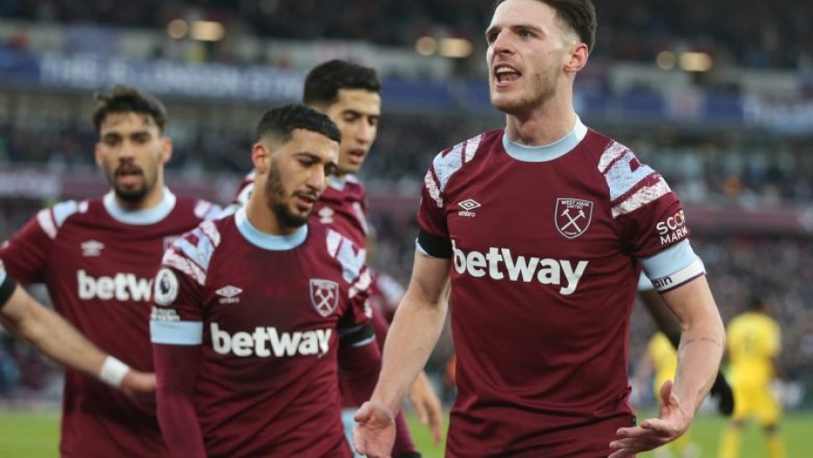 West Ham kërkon  mbi 90 milionë euro për ta  lejojuar  largimin e Declan Rice 