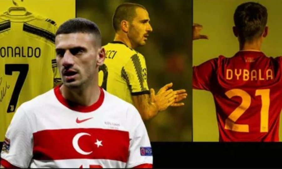 Merih Demiral në ndihmë të Turqisë, shiten tri fanellat e nxjerra në ankand