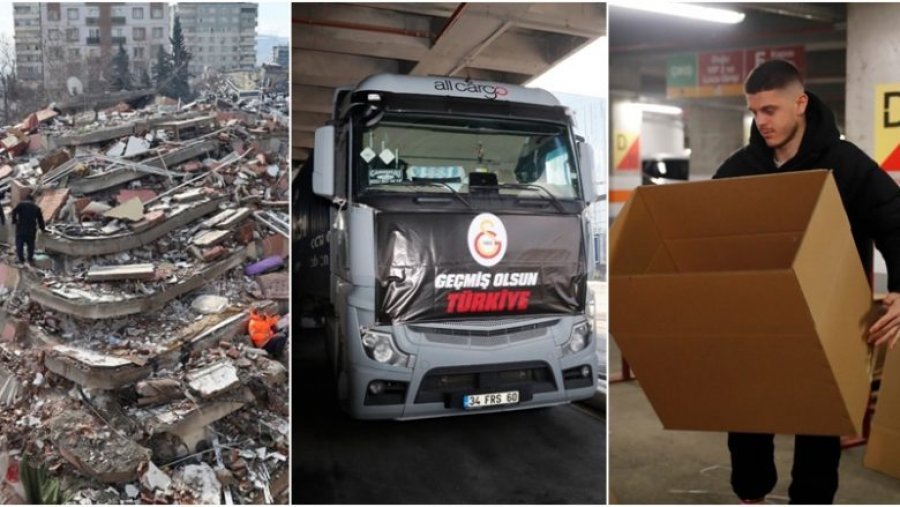 Futbollisti kosovar Milot Rashica po e ndihmon në qendrën bamirëse të Galatasarayt për të prekurit nga tërmeti